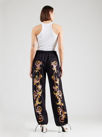 Versace Jeans Couture Ozke Hlače | črna barva