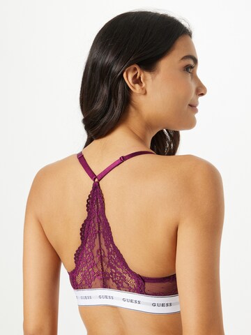 GUESS Triangle Bra 'Belle' in Purple