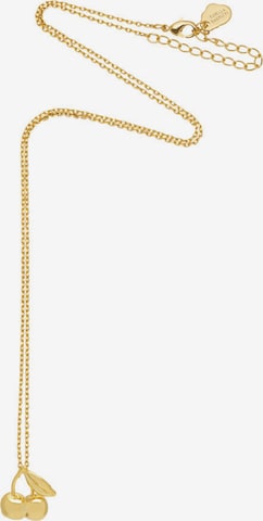 Estella Bartlett Necklace 'Cherries' in Gold: front