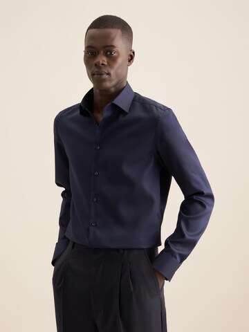 SEIDENSTICKER Slim fit Business shirt in Blue