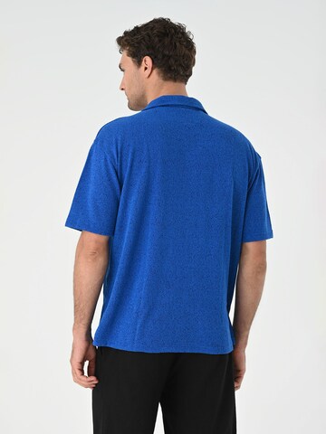 Antioch - Ajuste confortable Camisa en azul