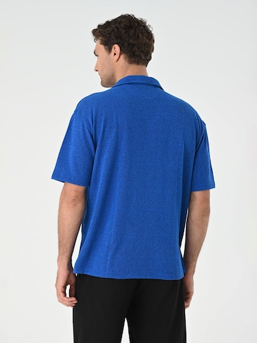 Antioch Pohodlné nošení Košile – modrá