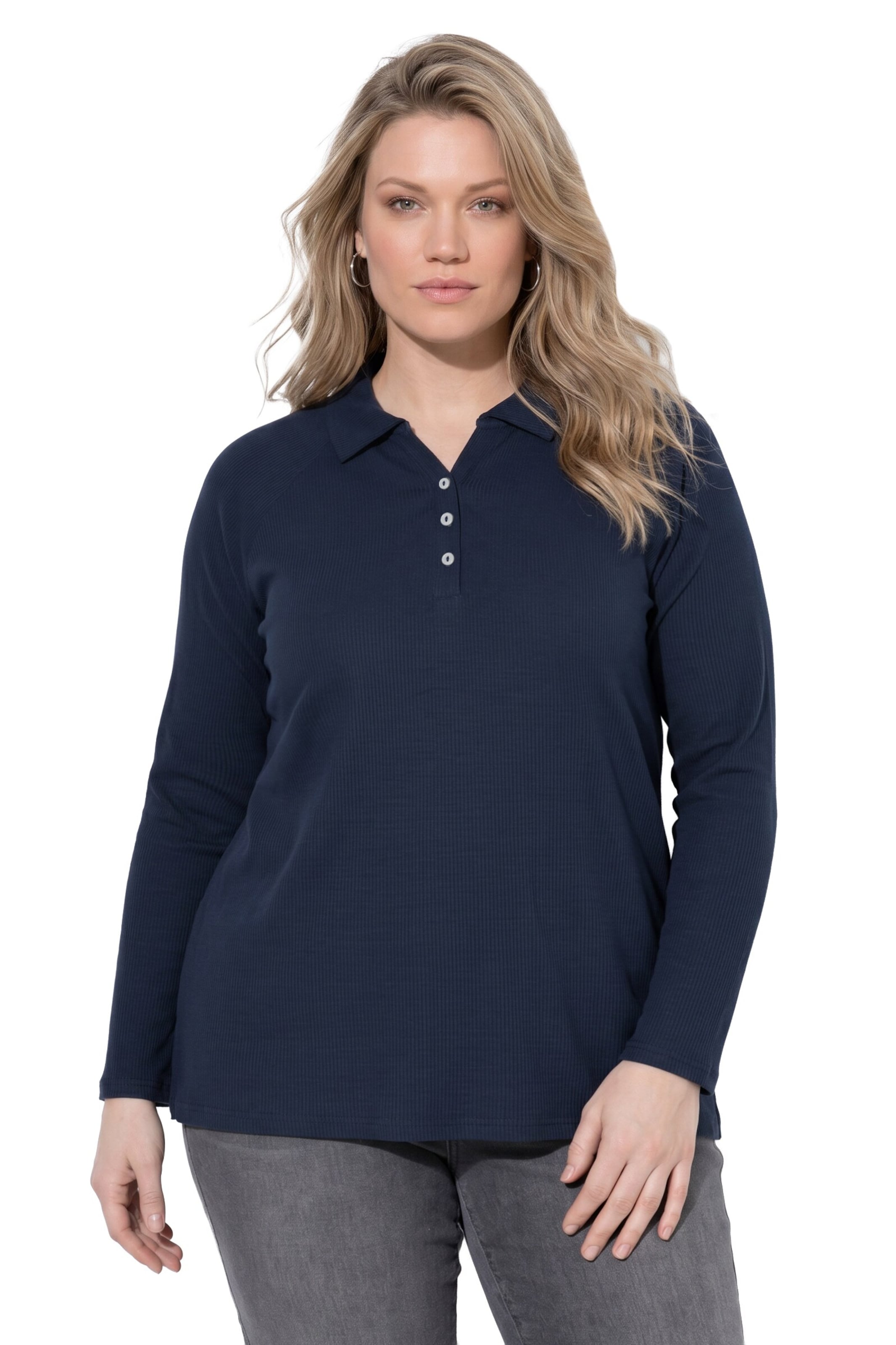 Ulla Popken Shirt in Blue: front
