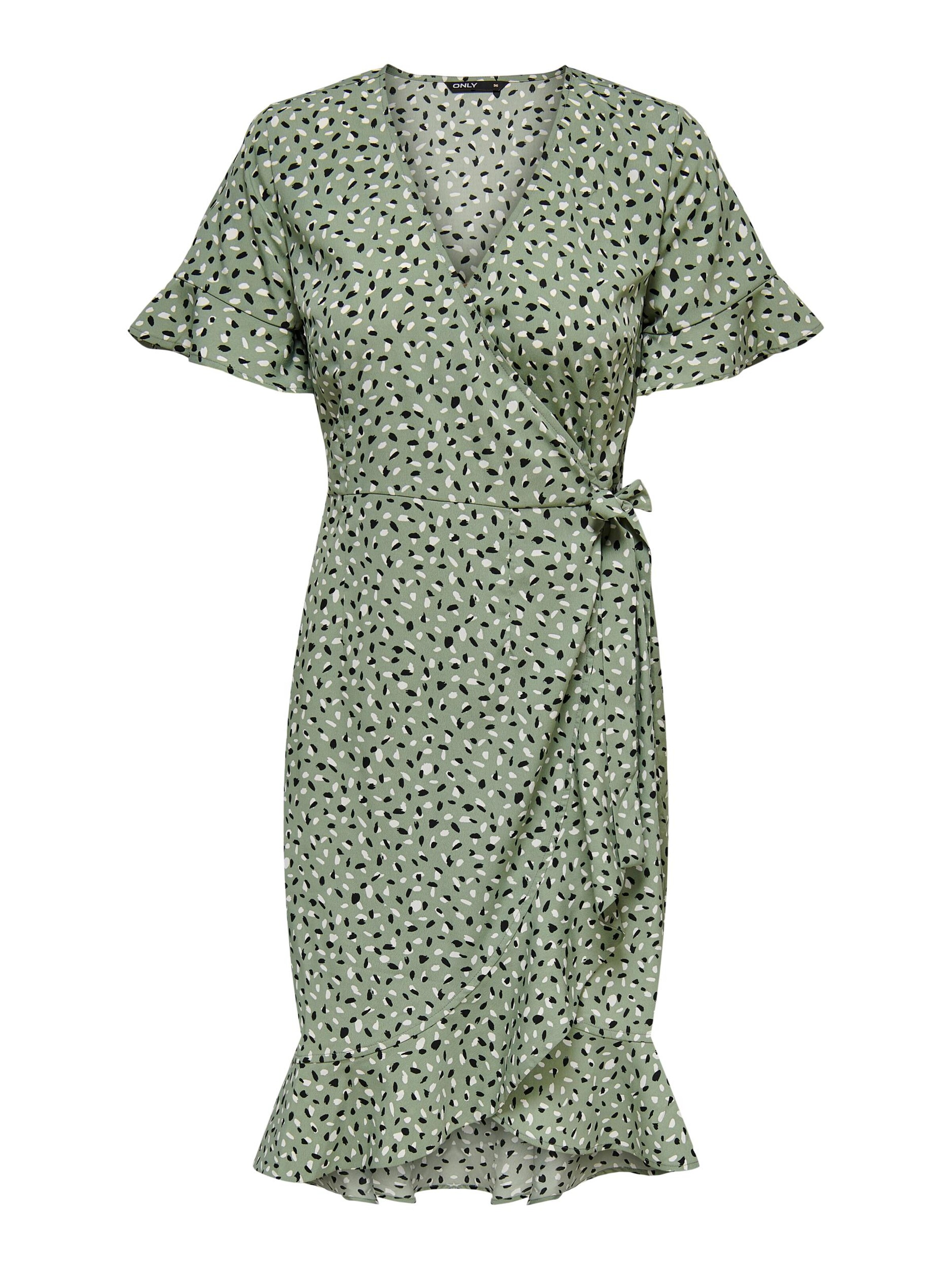 ONLY Платье 'ONLOlivia' в Зеленый: спереди