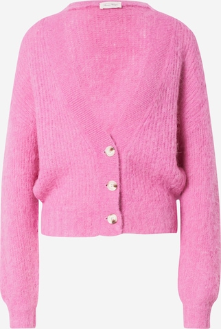 AMERICAN VINTAGE Knit Cardigan 'GILET' in Pink: front