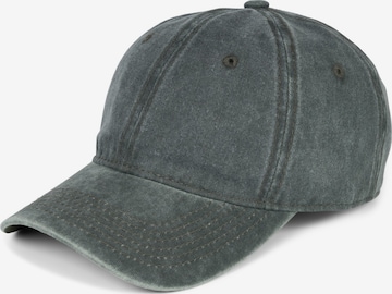styleBREAKER Cap 'Vintage Cap in washed Optik' in Grau: Vorderseite