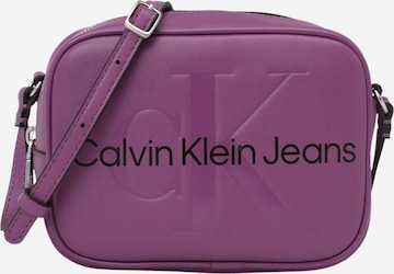 Calvin Klein Jeans Umhängetasche in Lila: predná strana