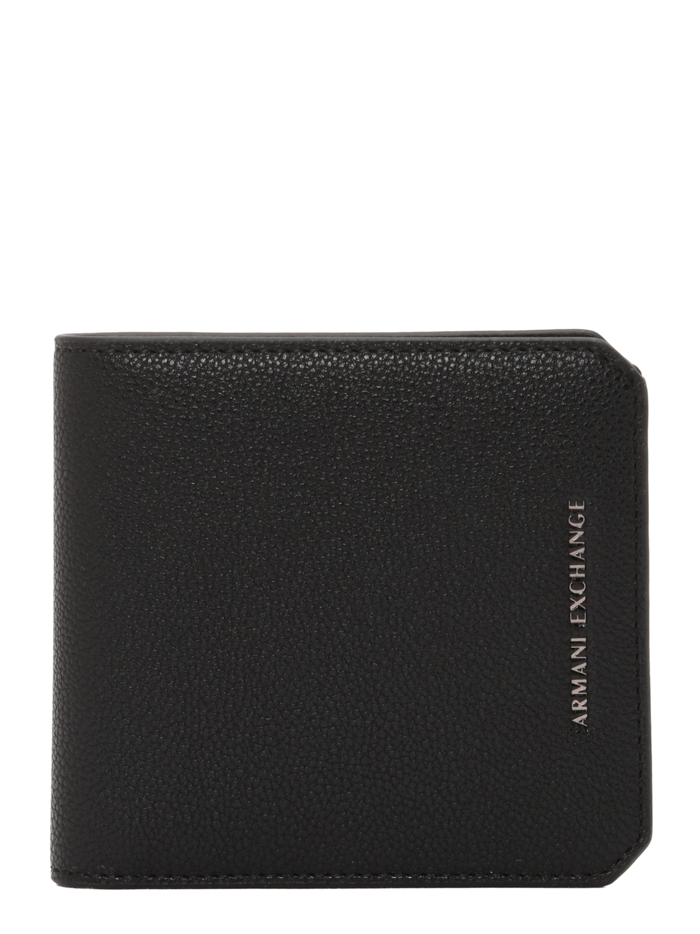 juoda ARMANI EXCHANGE Piniginė 'ALEX': priekis