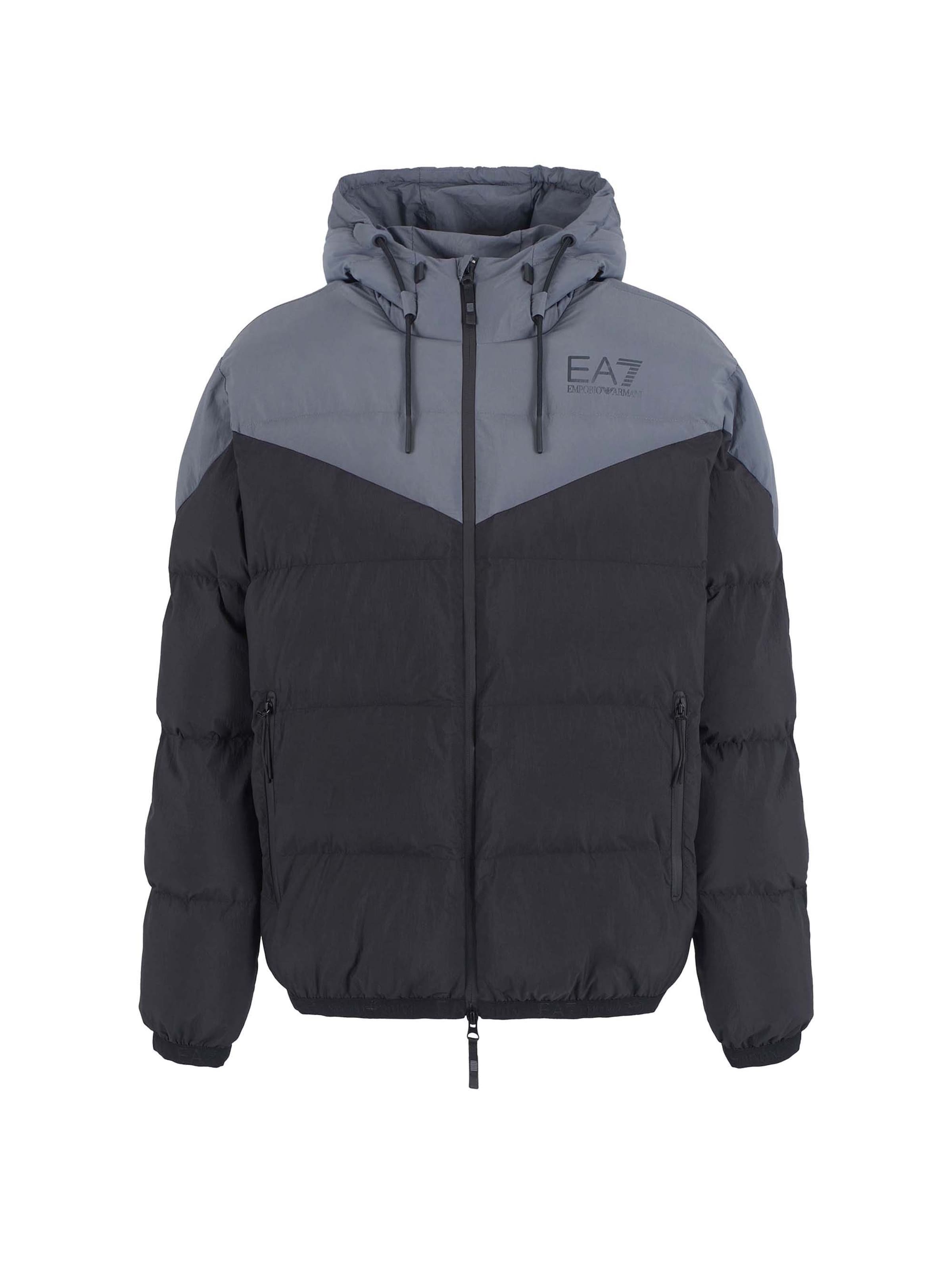 Veste d’hiver EA7 Emporio Armani en noir : devant
