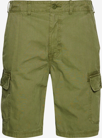 Superdry Regular Cargo Pants in Green: front