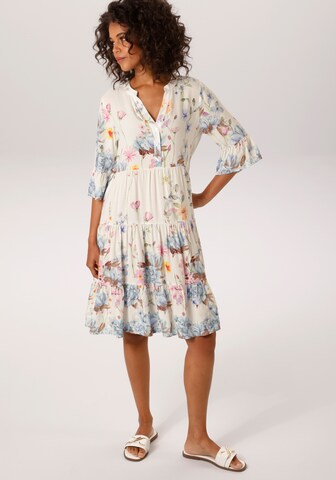 Aniston CASUAL Kleid in Weiß