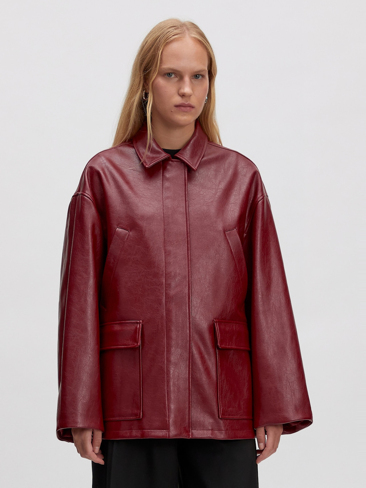 EDITED Produkte Jacke 'Carin' rot