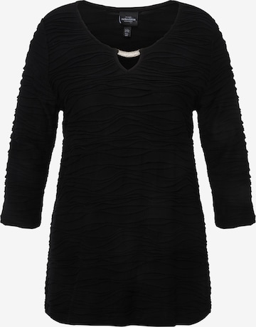 Ulla Popken Shirt in Black: front