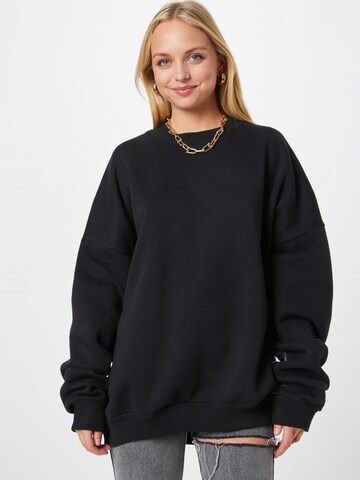 Sweat-shirt Misspap en noir : devant