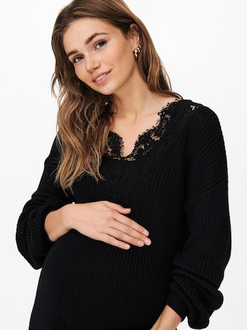 Only Maternity - Vestido de punto 'Xenia' en negro