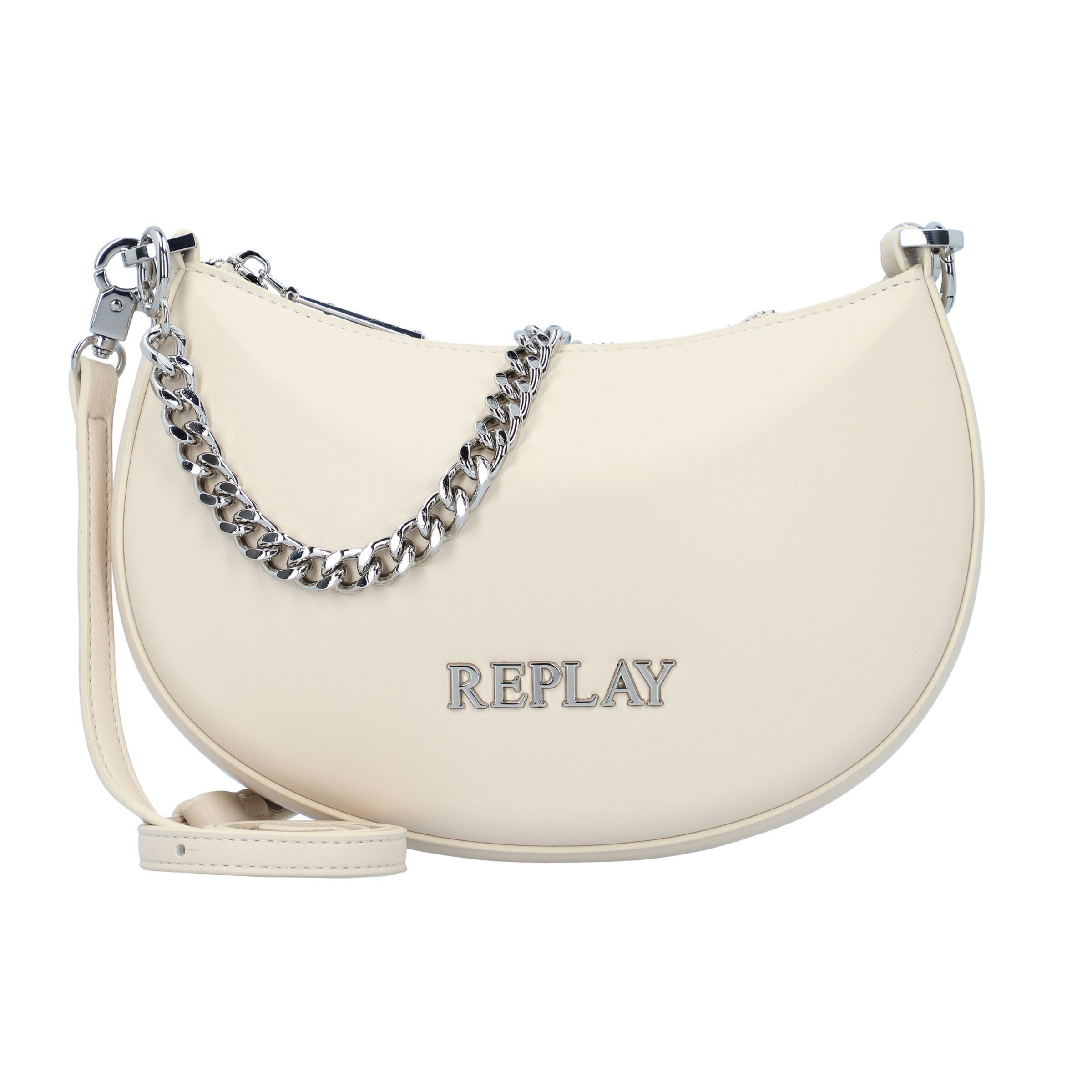 REPLAY Shoulder bag in White: front