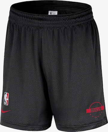 NIKE Loose fit Workout Pants 'Chicago Bulls Openhole' in Black: front