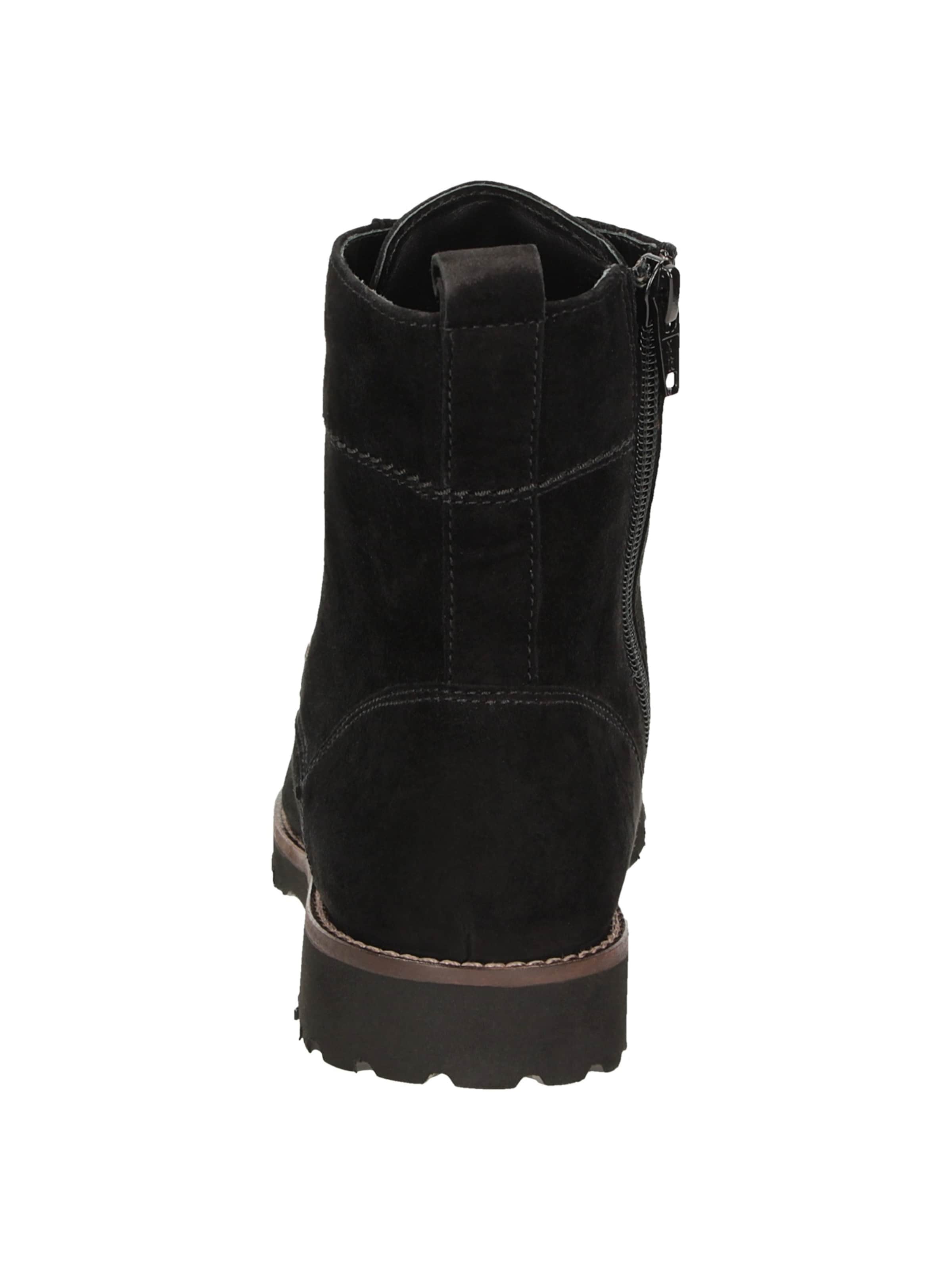 Bottines à lacets 'Merdit' SIOUX en noir