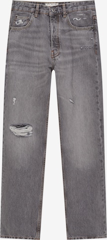 Pull&Bear Regular Jeans in Grijs: voorkant