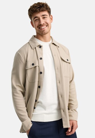 Fit confort Chemise 'Nello' INDICODE JEANS en beige