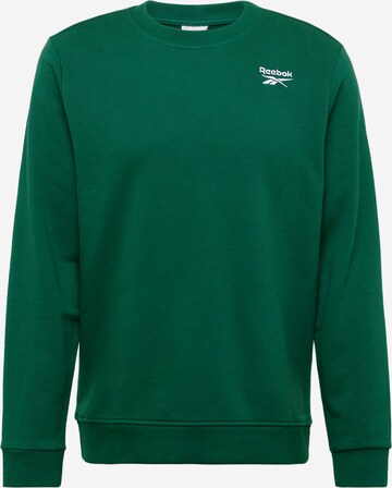 Reebok Sweatshirt 'IDENTITY' in Groen: voorkant