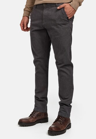 INDICODE JEANS Regular Chino 'Asher' in Grijs