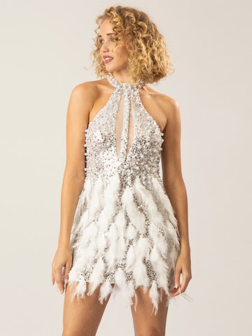 APART Kleid in Silber: Vorderseite