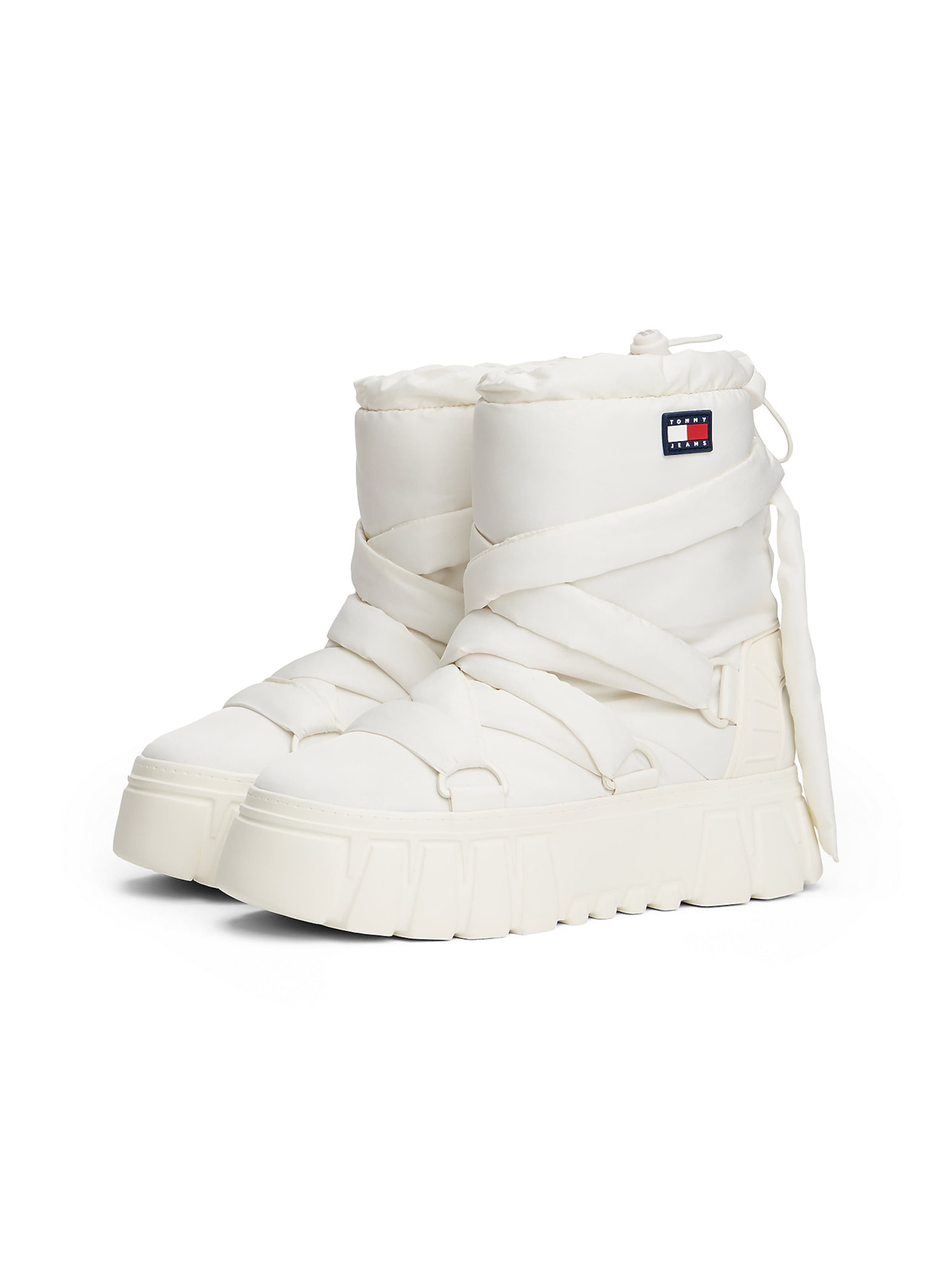 Après-ski Tommy Jeans en blanc
