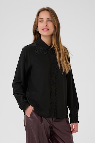 CULTURE Bluse 'Amanda Asmine' in Schwarz: Vorderseite