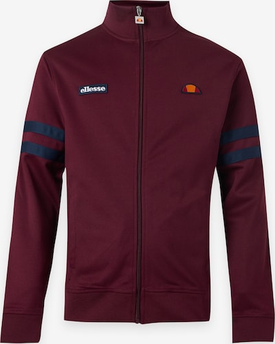 ELLESSE Collegetakki 'Roma' koossa XS värissä laivastonsininen / viininpunainen, Tuotenäkymä