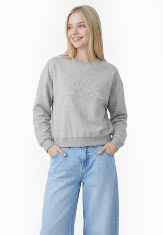 MYMO - Sudadera en gris: frente