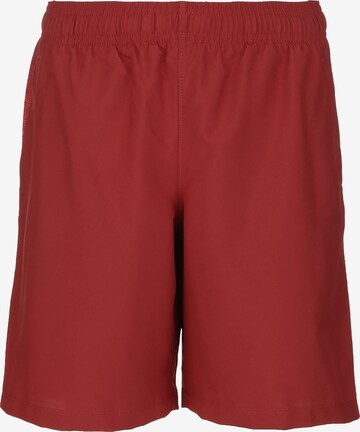UNDER ARMOUR Sportovní kalhoty – červená: přední strana