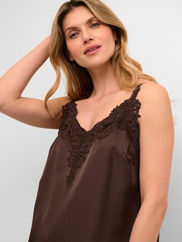 Cream Top 'Anna' in Brown