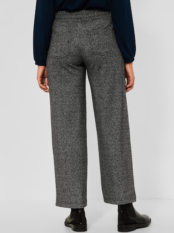 STREET ONE Wide leg Pleated Pants in Grey