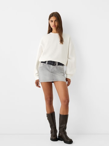 Jupe Bershka en gris