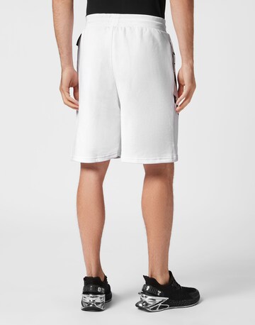 Plein Sport - regular Pantalón deportivo en blanco