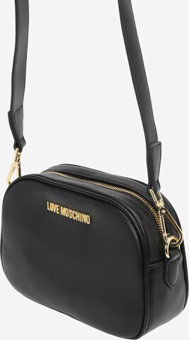 melns Love Moschino Pleca soma: no priekšpuses