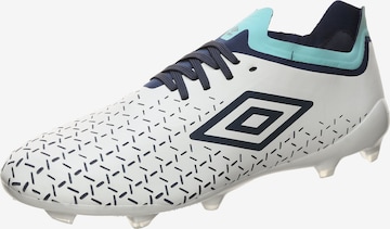 UMBRO Soccer Cleats in White: front
