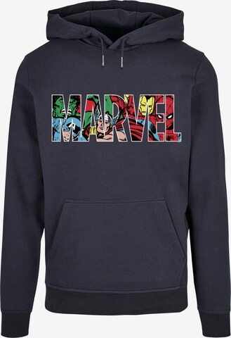 ABSOLUTE CULT Sweatshirt 'Marvel' in Blue: front