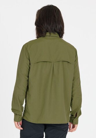 Whistler Regular fit Athletic button up shirt 'Elm' in Green