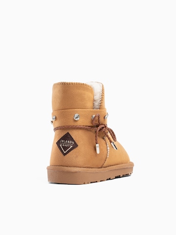 Island Boot Laarzen 'CRISTINETTE' in Bruin