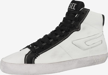 DIESEL Sneakers hoog 'Leroji' in Wit: voorkant