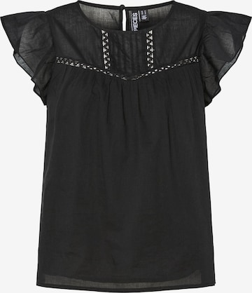 T-shirt 'PCAstrid' PIECES en noir : devant