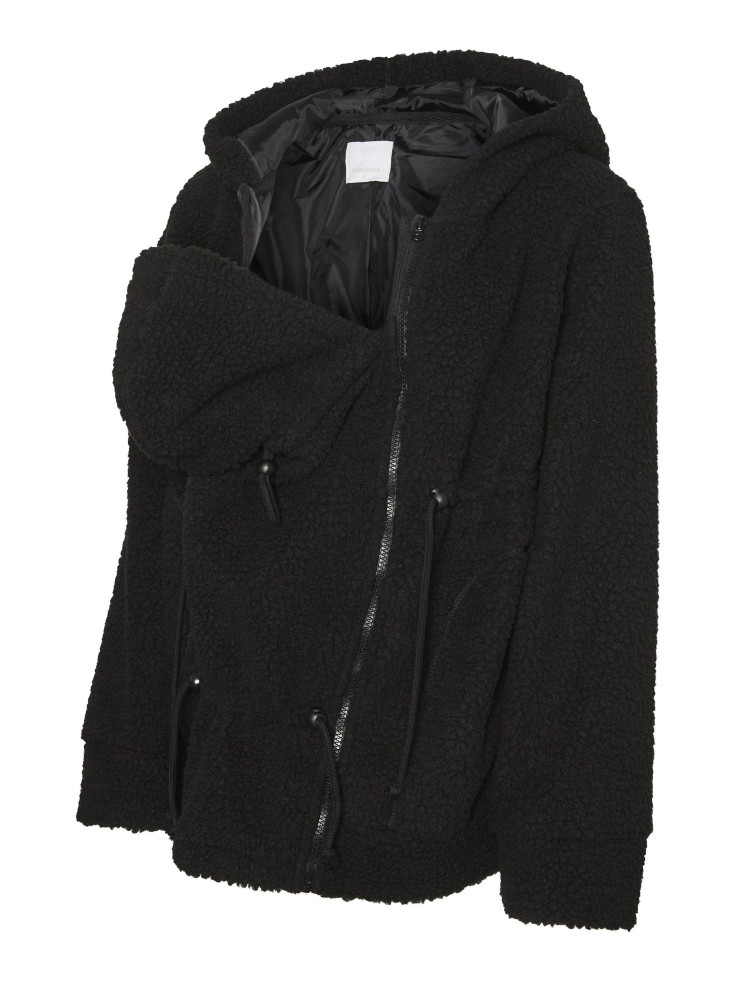 MAMALICIOUS Φθινοπωρινό και ανοιξιάτικο μπουφάν 'MLRachel' σε μαύρο: μπροστά