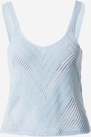 JDY Knitted Top 'Sun' in Blue: front