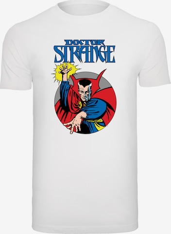 T-Shirt 'Marvel Boys Doctor Strange Circle' F4NT4STIC en blanc : devant