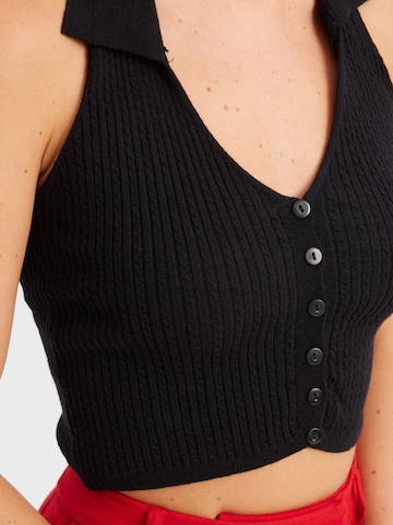 Hiccup - Top de malha em preto