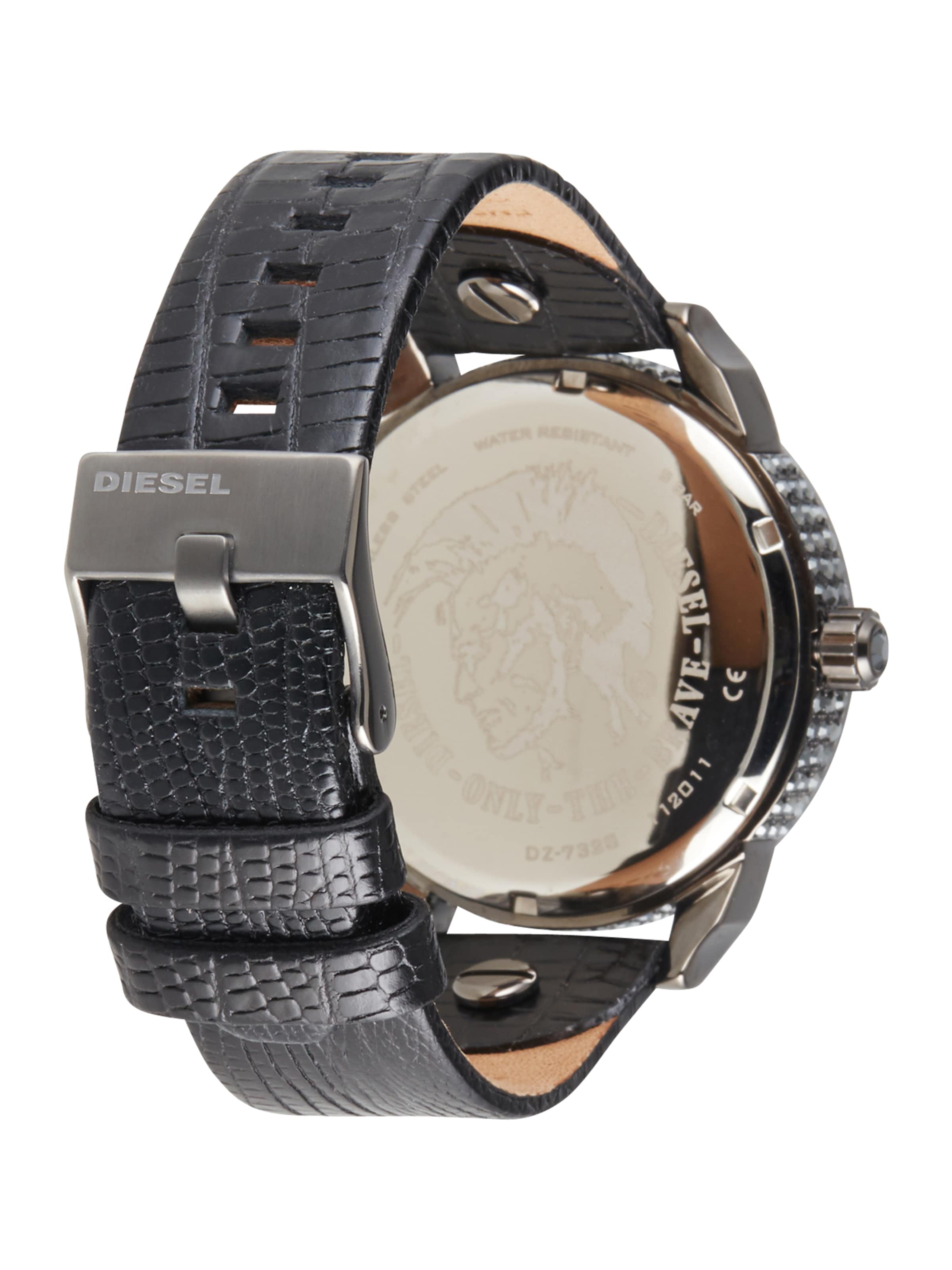 DIESEL Quarzuhr 'MINI DADDY' in Schwarz