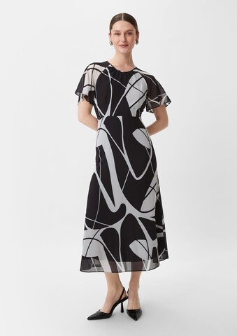 Robe COMMA en noir : devant