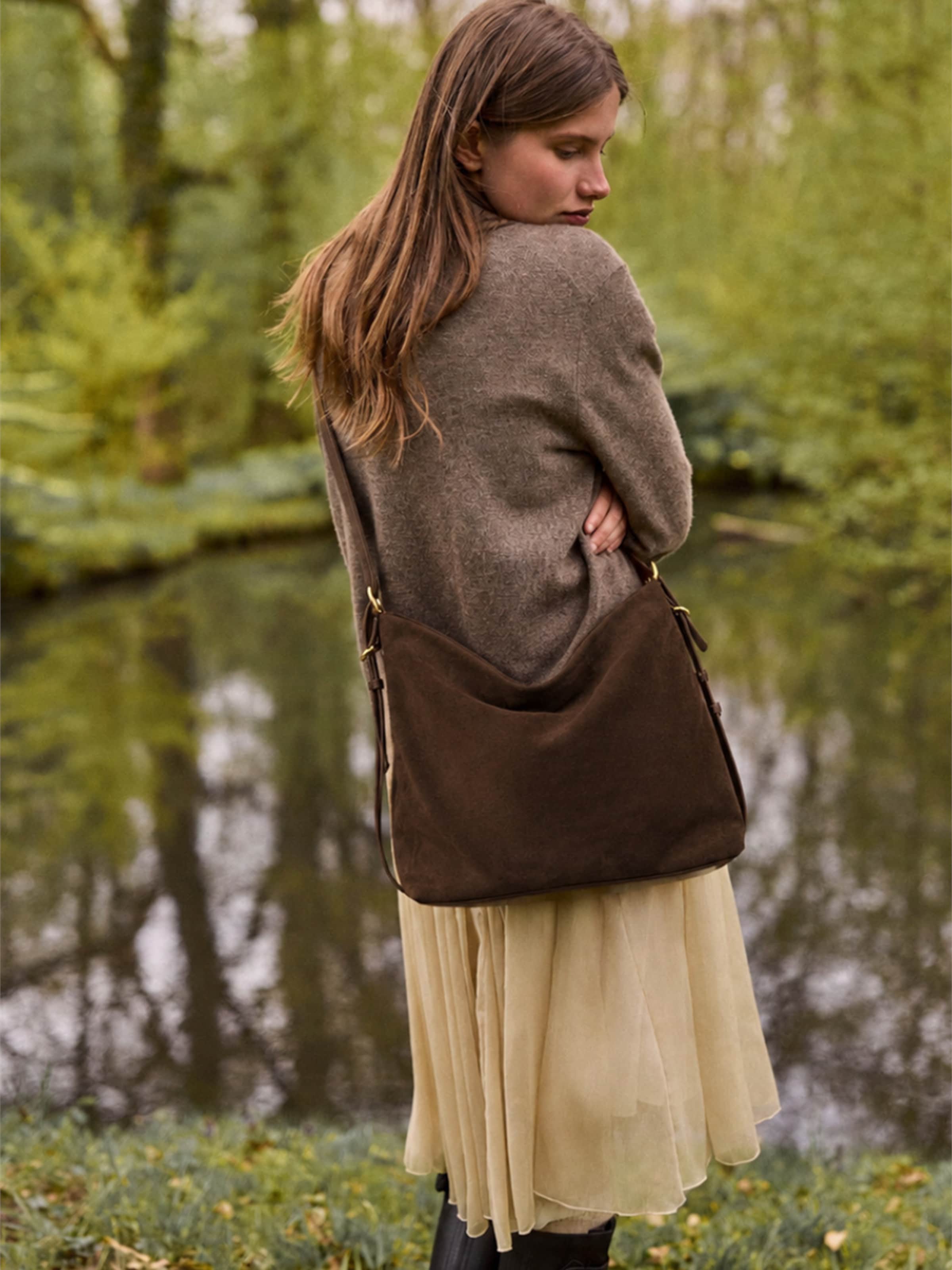 Nat&Nin Shoulder Bag 'MOREEN' in Brown
